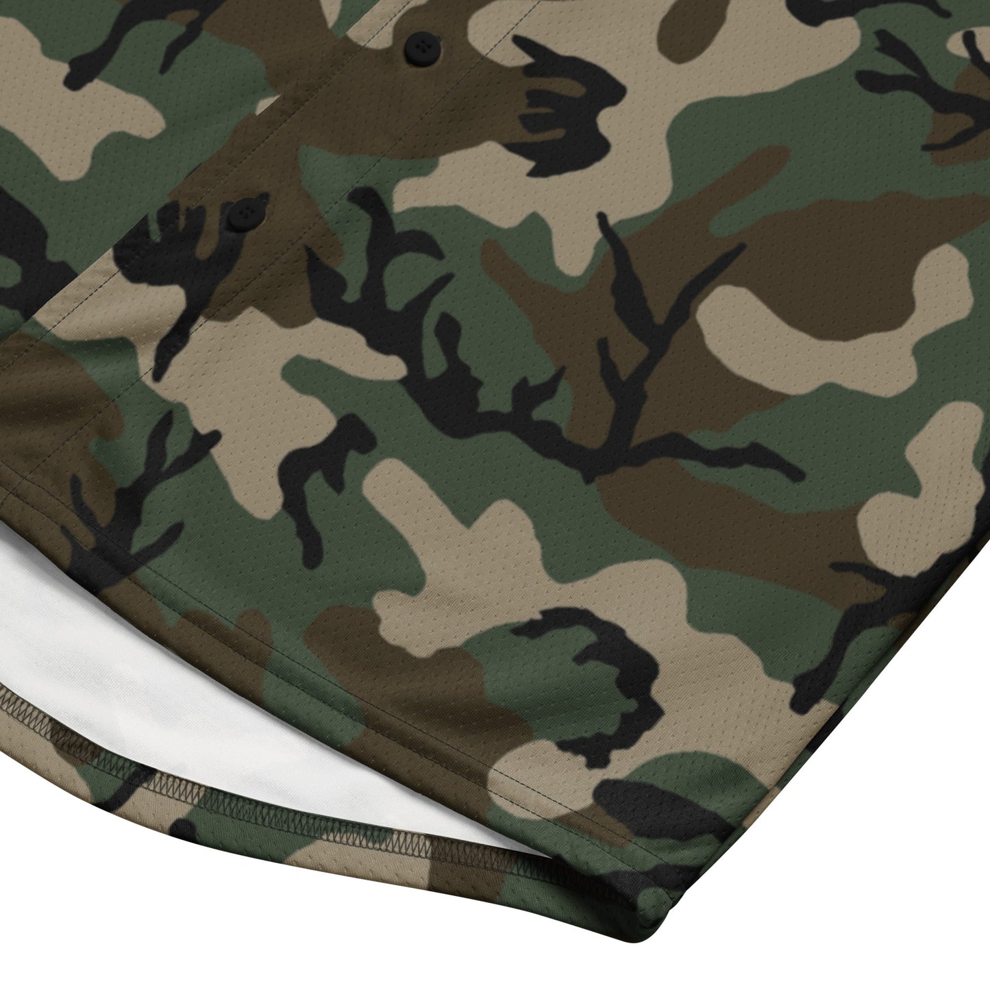 American M81 Woodland CAMO baseball jersey - Baseball Jerseys