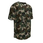 American M81 Woodland CAMO Unisex Baseball Jersey
