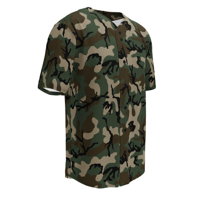 American M81 Woodland CAMO baseball jersey - Baseball Jerseys