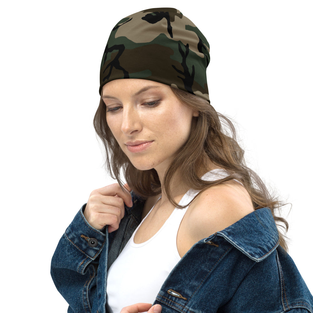 American M81 Woodland CAMO Beanie