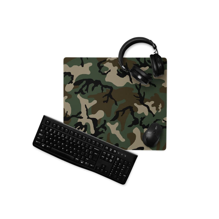 American M81 Woodland CAMO Gaming mouse pad - 18″×16″