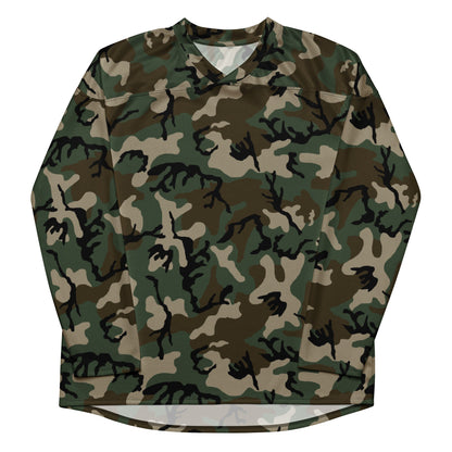 American M81 Woodland CAMO hockey fan jersey Hockey Jerseys