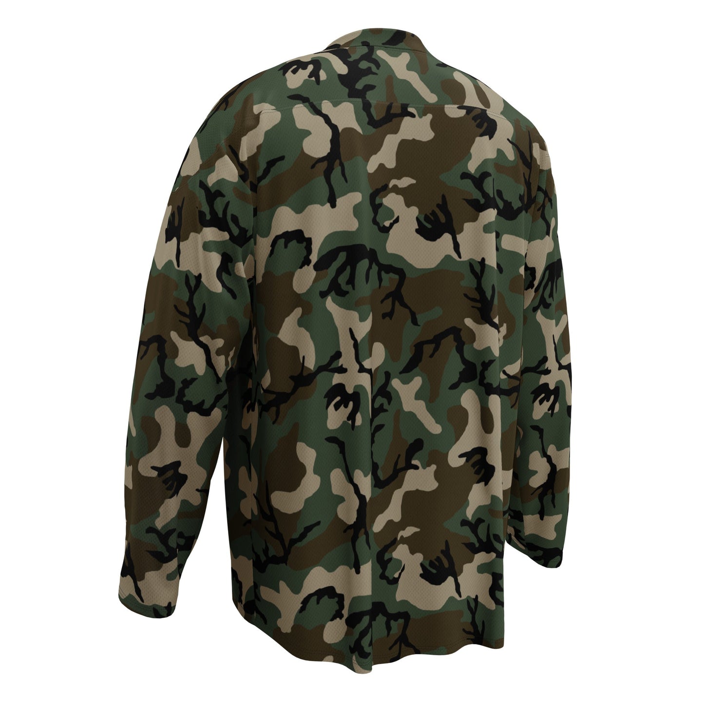 American M81 Woodland CAMO hockey fan jersey Hockey Jerseys