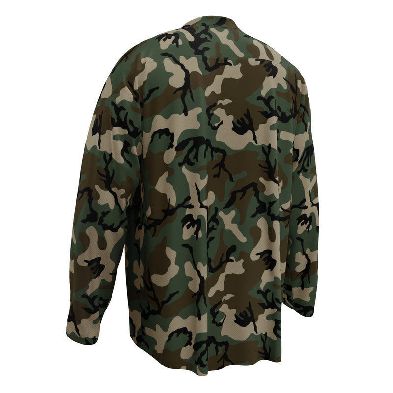 American M81 Woodland CAMO Unisex Hockey Fan Jersey