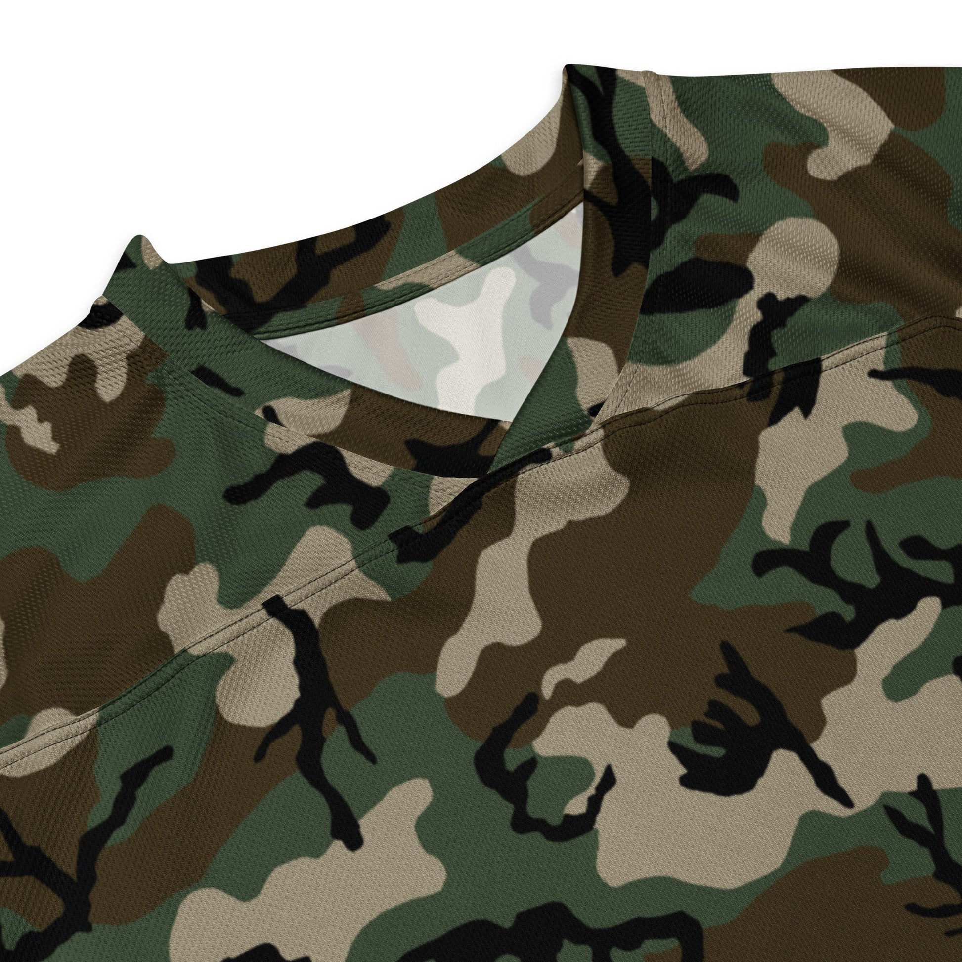 American M81 Woodland CAMO hockey fan jersey Hockey Jerseys
