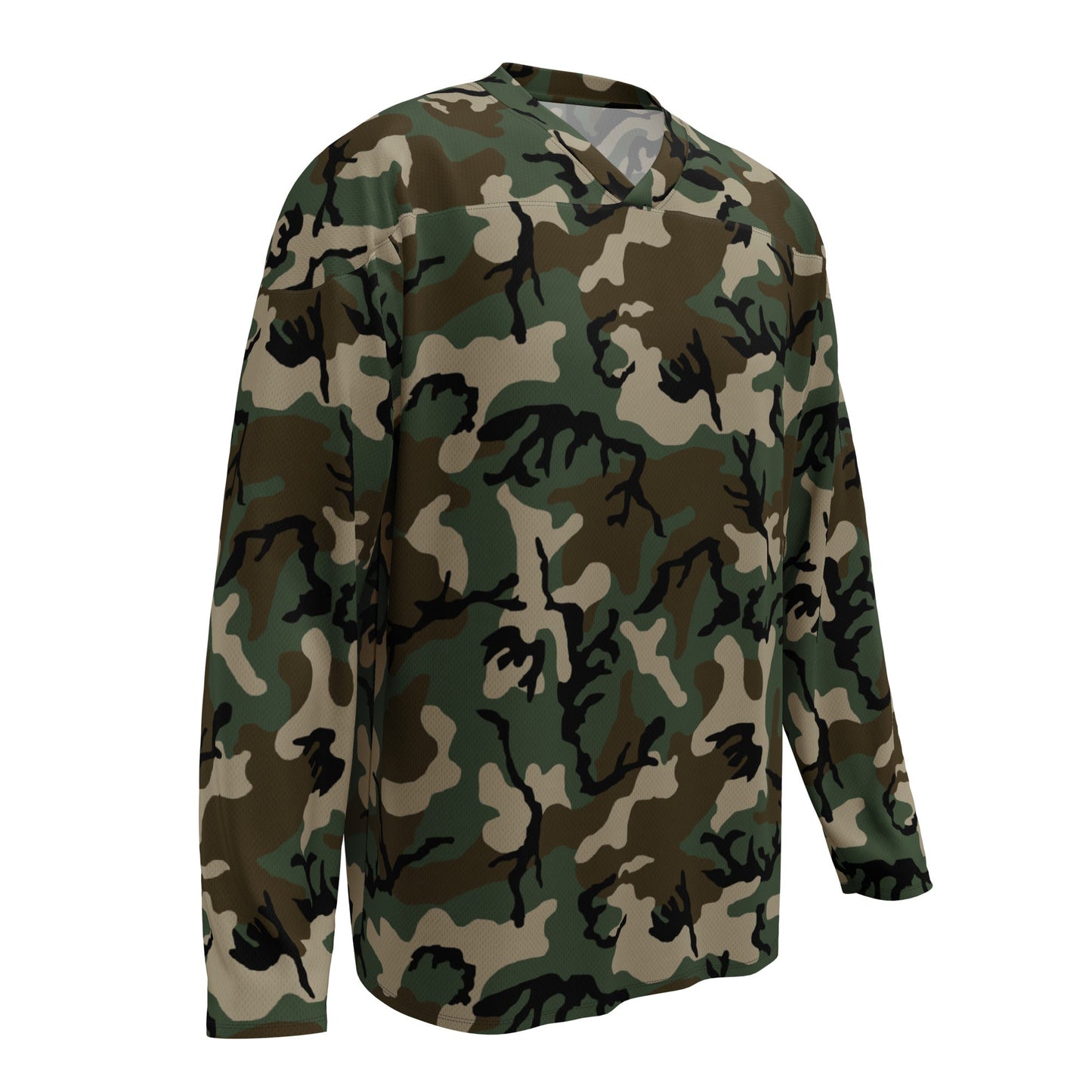 American M81 Woodland CAMO hockey fan jersey Hockey Jerseys