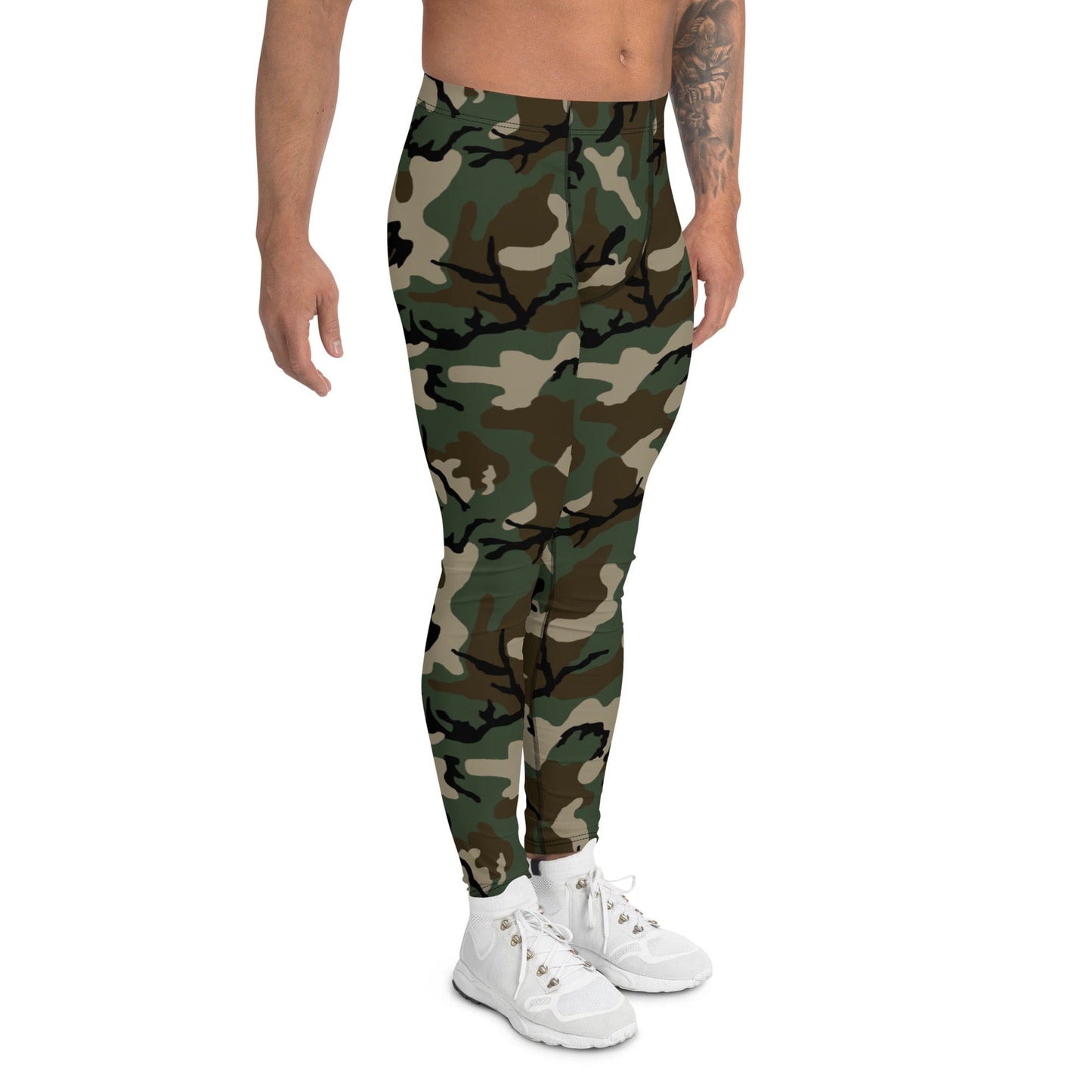 American M81 Woodland CAMO Men’s Leggings - Mens