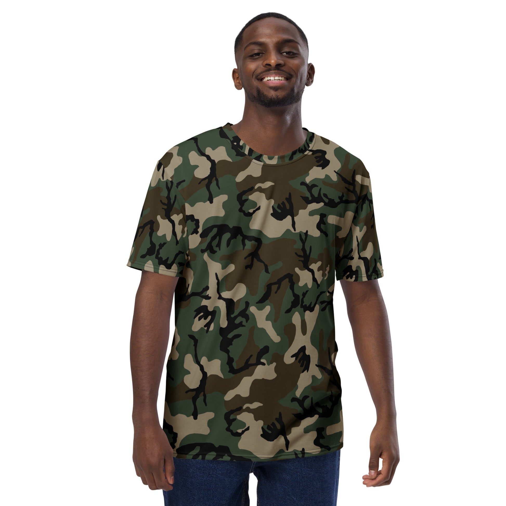 American M81 Woodland CAMO Mens t-shirt - T-Shirts