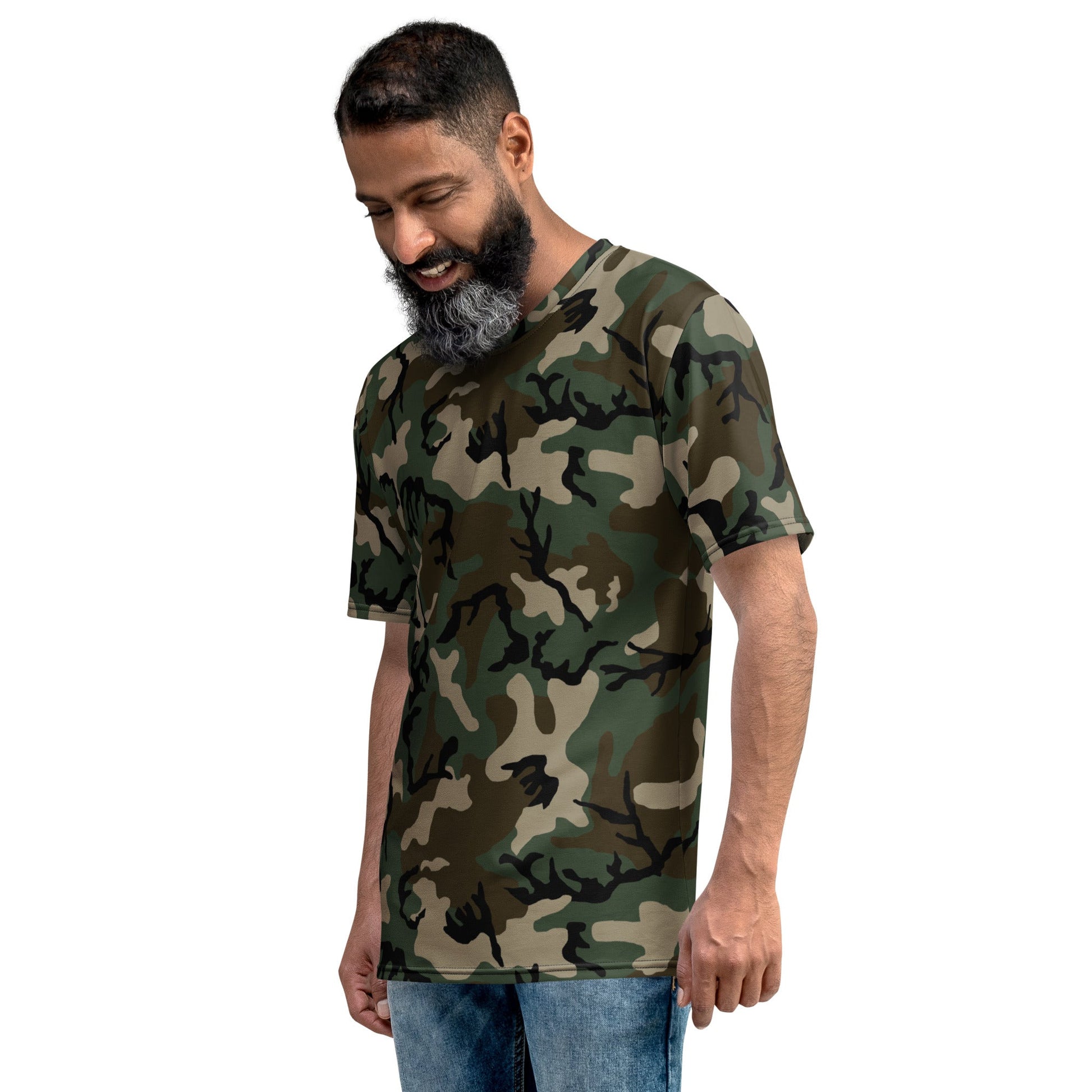American M81 Woodland CAMO Mens t-shirt - T-Shirts