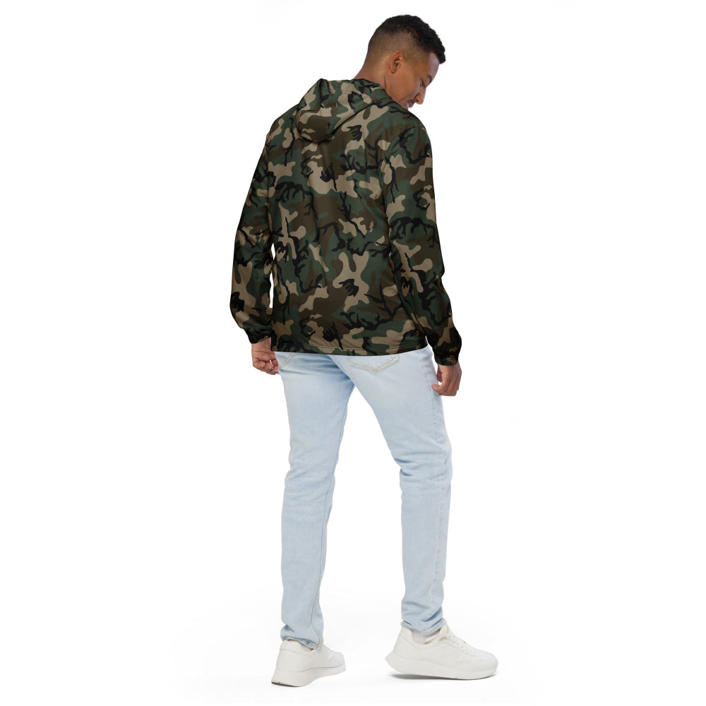 American M81 Woodland CAMO Men’s windbreaker - Mens Windbreaker