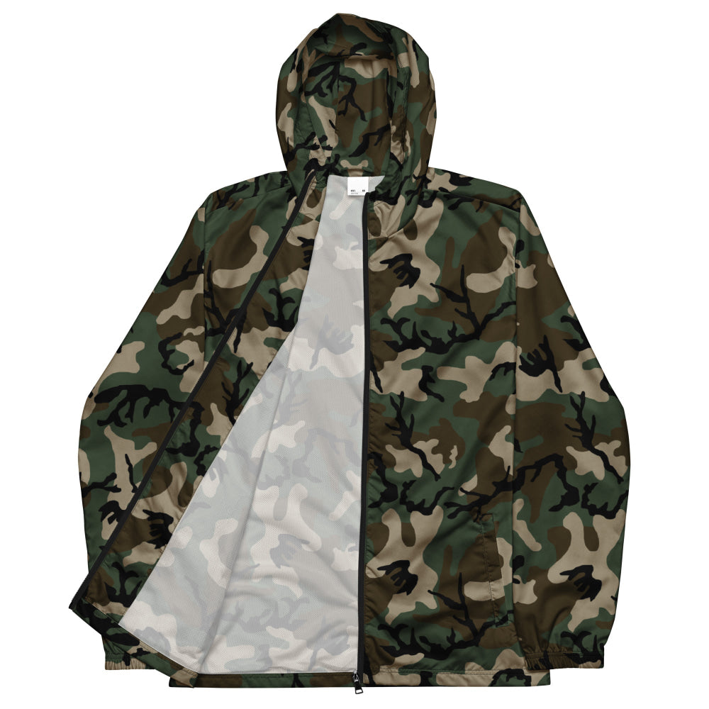 American M81 Woodland CAMO Men’s windbreaker - Mens Windbreaker