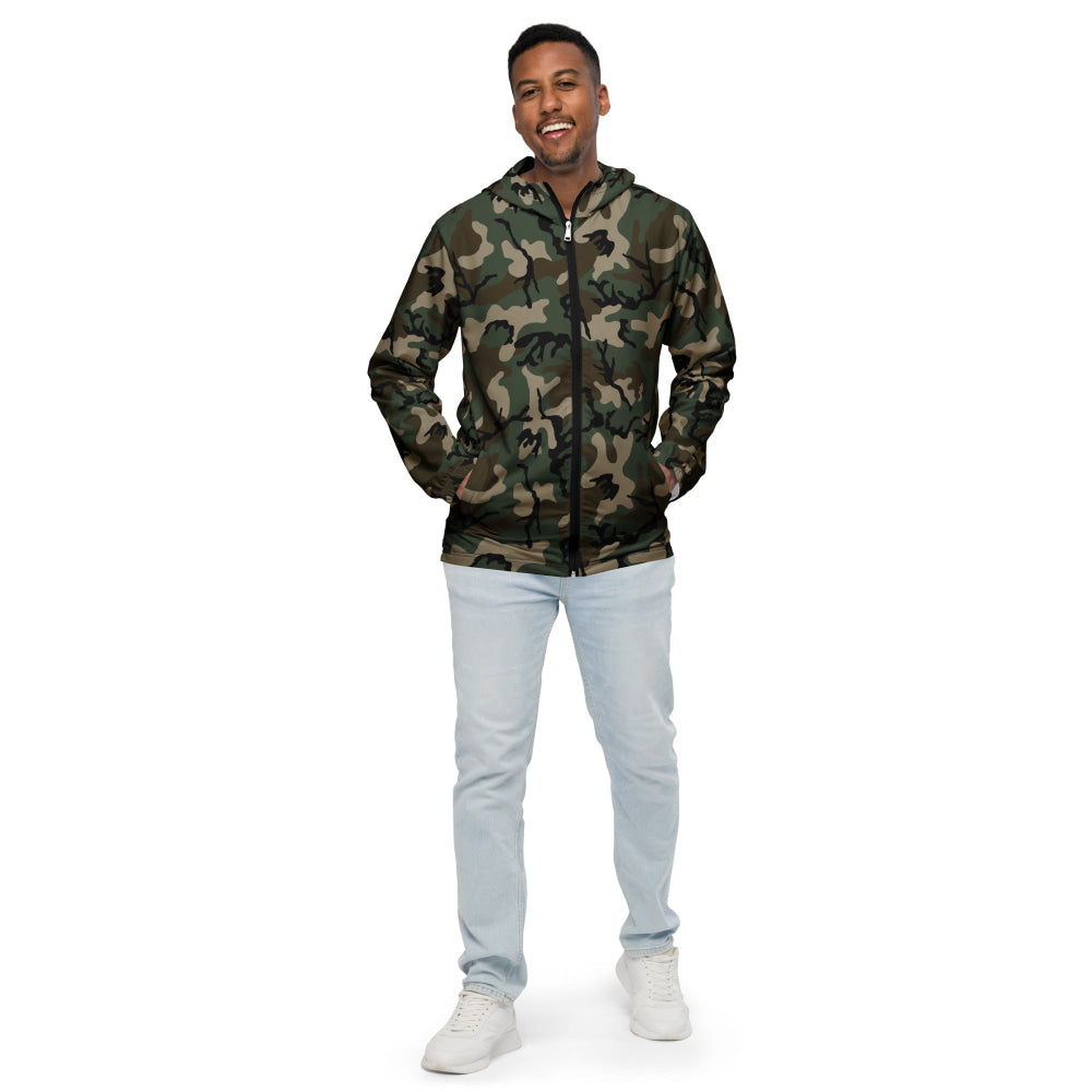 American M81 Woodland CAMO Men’s windbreaker - Mens Windbreaker