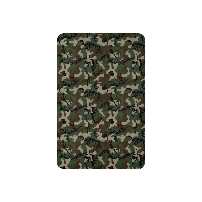 American M81 Woodland CAMO Sherpa Blanket