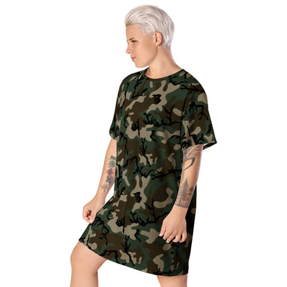 American M81 Woodland CAMO T-shirt dress - Womens T-Shirt Dress