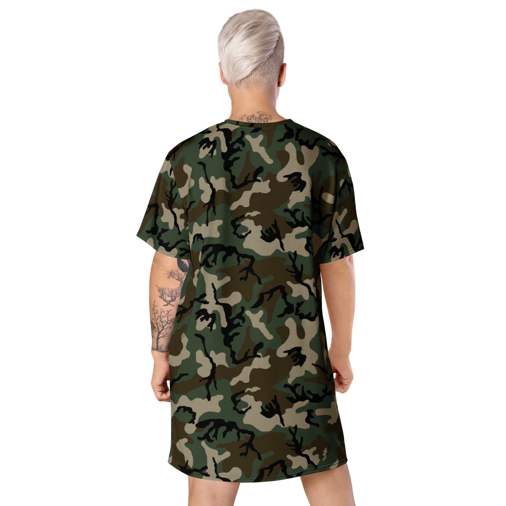 American M81 Woodland CAMO T-shirt dress - Womens T-Shirt Dress