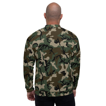 American M81 Woodland CAMO Unisex Bomber Jacket - Jackets