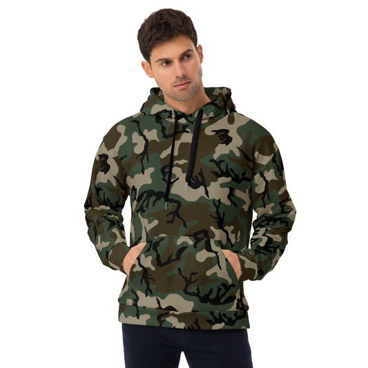 American M81 Woodland CAMO Unisex Hoodie - 2XS