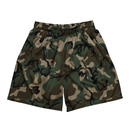 American M81 Woodland CAMO Unisex mesh shorts - 2XS - Mesh Shorts