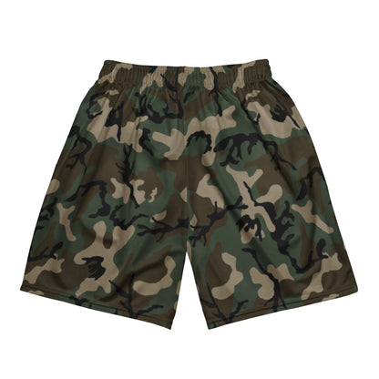 American M81 Woodland CAMO Unisex mesh shorts - Mesh Shorts