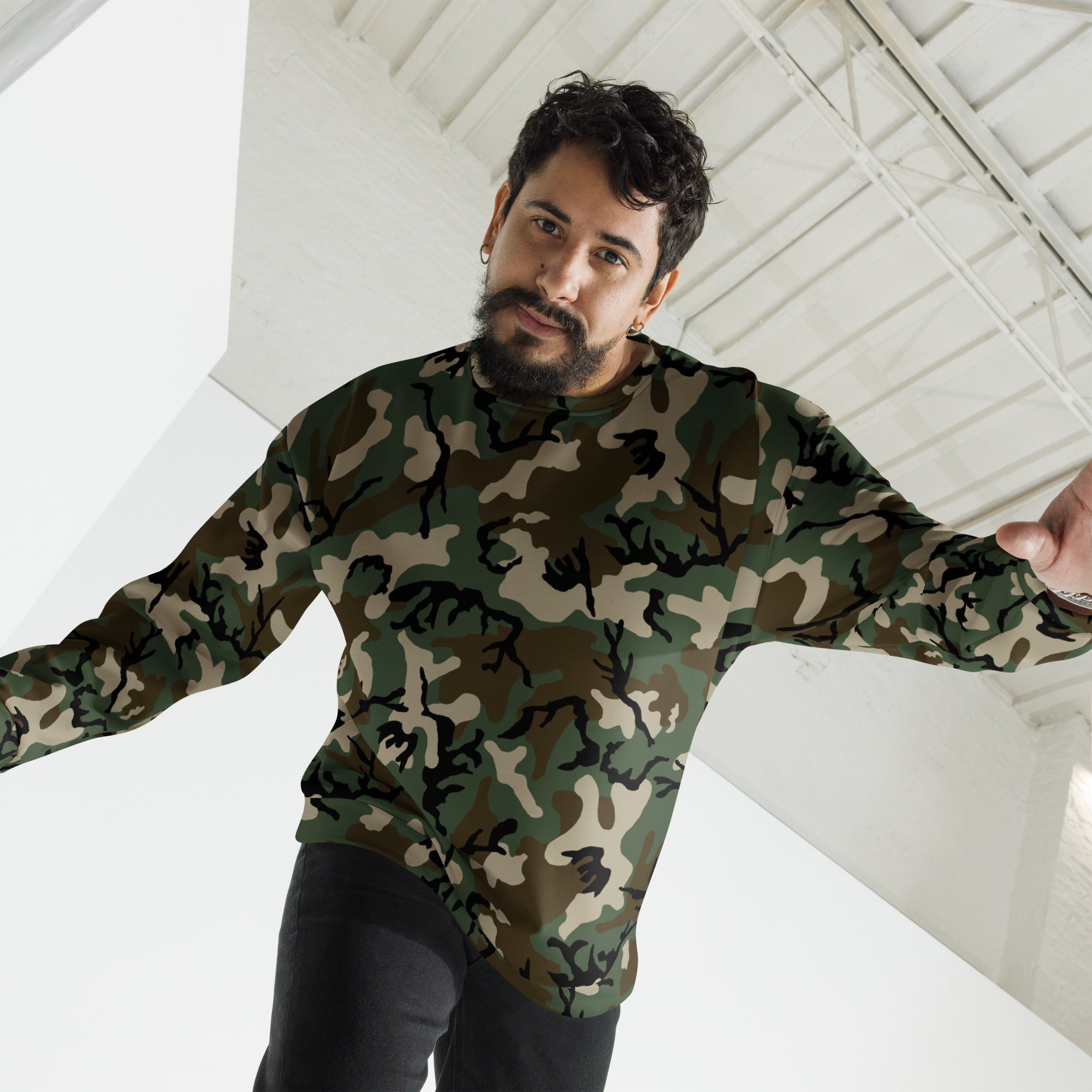 CAMO HQ - American M81 Woodland CAMO Unisex Sweatshirt - Worldwide