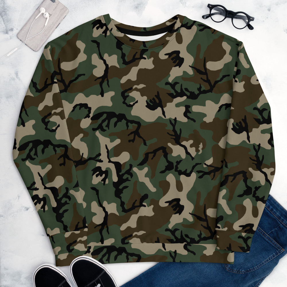 American M81 Woodland CAMO Unisex Sweatshirt