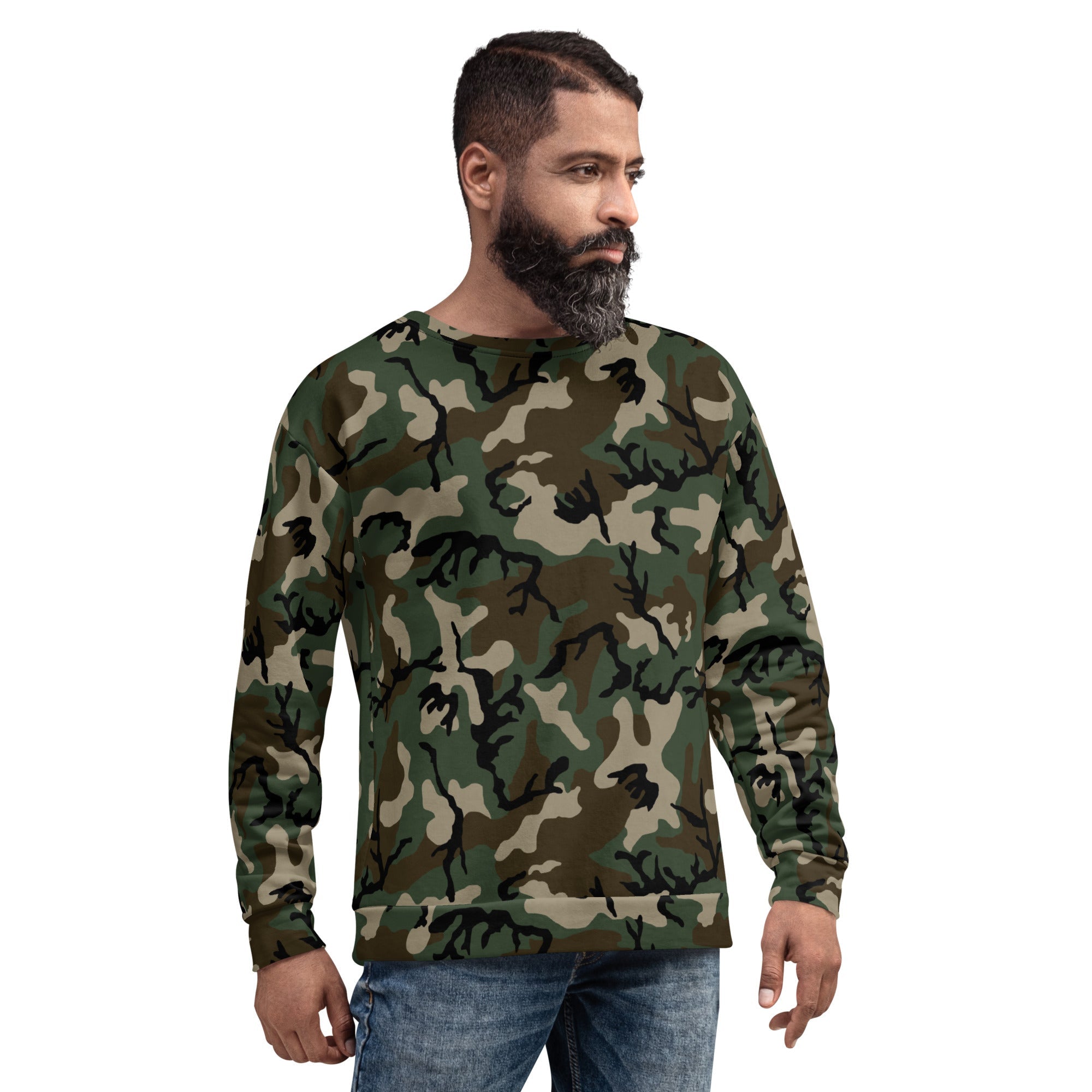 CAMO HQ - American M81 Woodland CAMO Unisex Sweatshirt - Worldwide