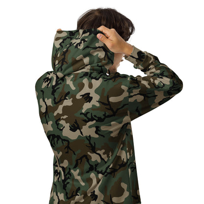 American M81 Woodland CAMO Unisex zip hoodie - Zip Hoodie