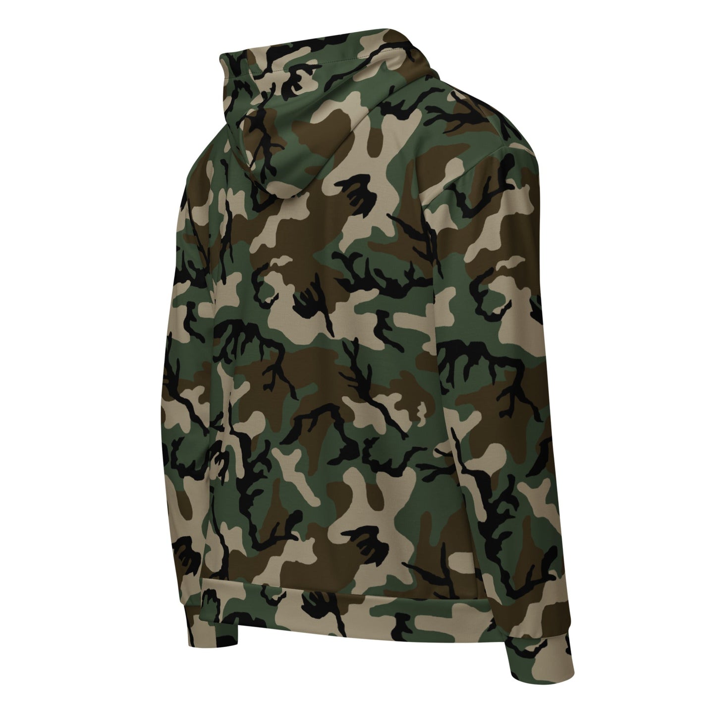 American M81 Woodland CAMO Unisex zip hoodie Zip Hoodies