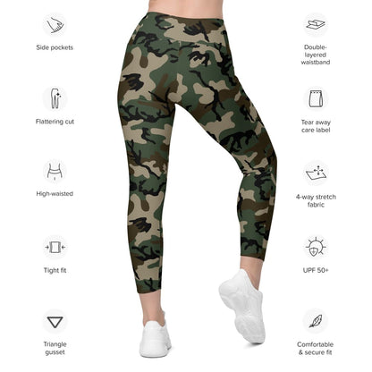 American M81 Woodland CAMO Women’s Leggings with pockets