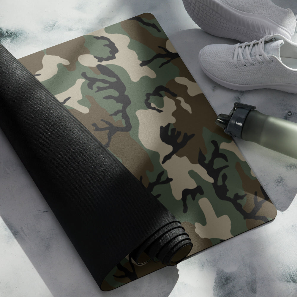 American M81 Woodland CAMO Yoga mat - Mat