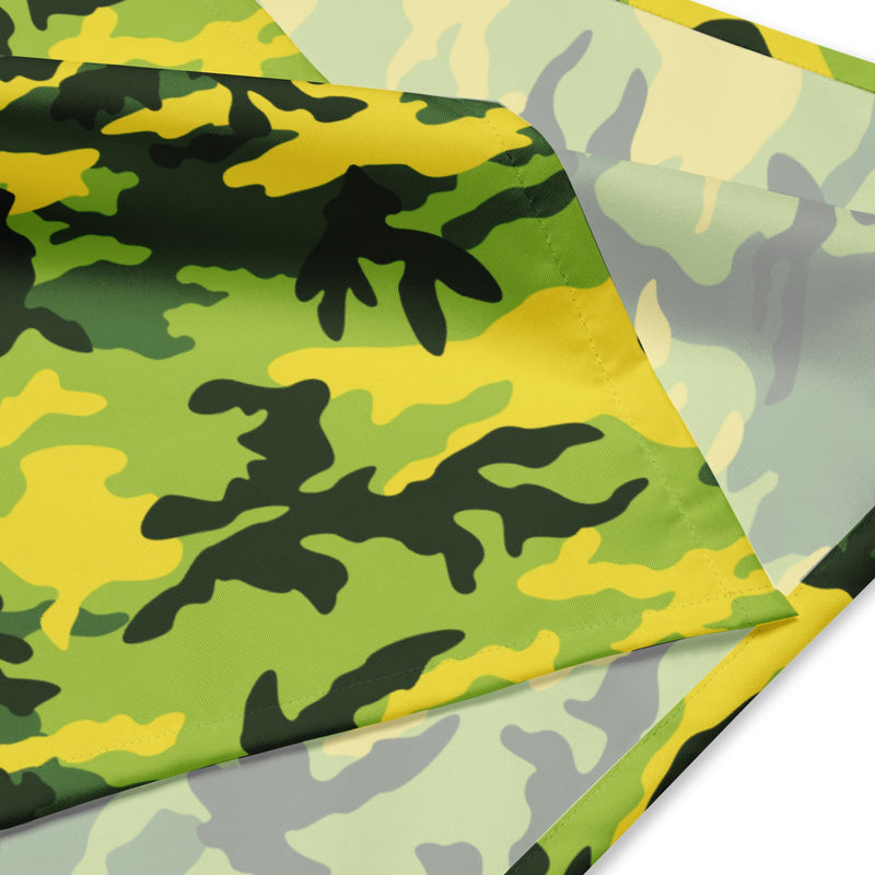 Classic M81 Yellow Jacket Safety CAMO Bandana - Head