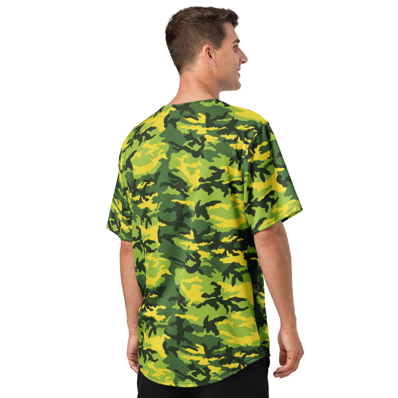 Classic M81 Yellow Jacket Safety CAMO Unisex Baseball Jersey