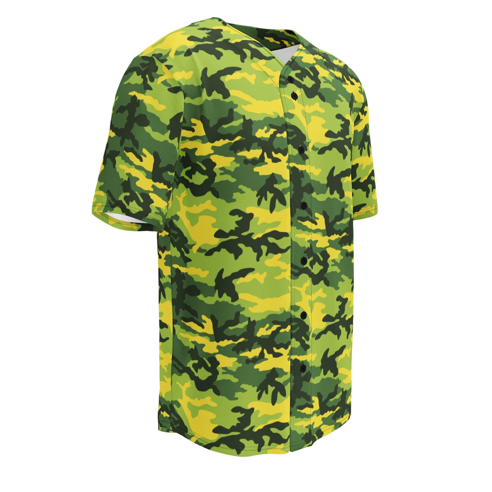 American M81 Yellow Jacket Safety CAMO baseball jersey - Baseball Jerseys