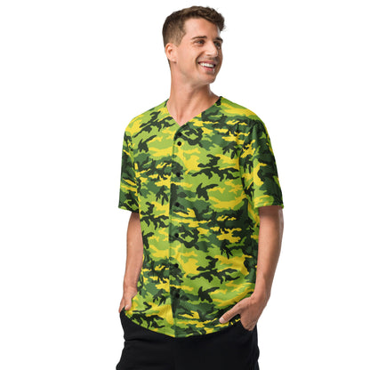 American M81 Yellow Jacket Safety CAMO baseball jersey - Baseball Jerseys