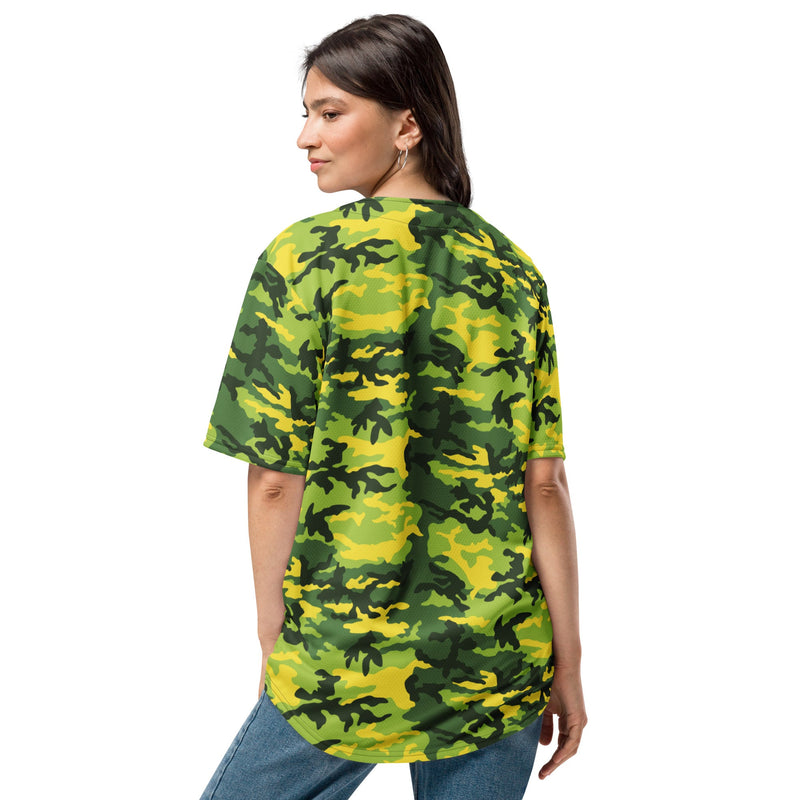 Classic M81 Yellow Jacket Safety CAMO Unisex Baseball Jersey