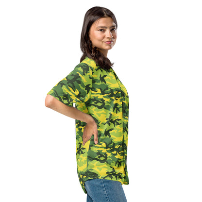 American M81 Yellow Jacket Safety CAMO baseball jersey - Baseball Jerseys