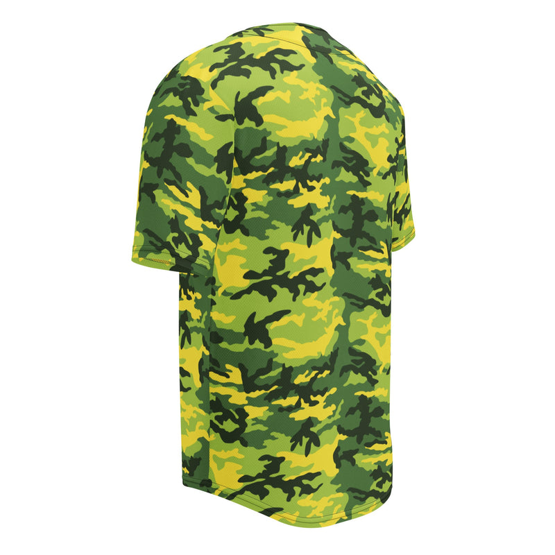 Classic M81 Yellow Jacket Safety CAMO Unisex Baseball Jersey