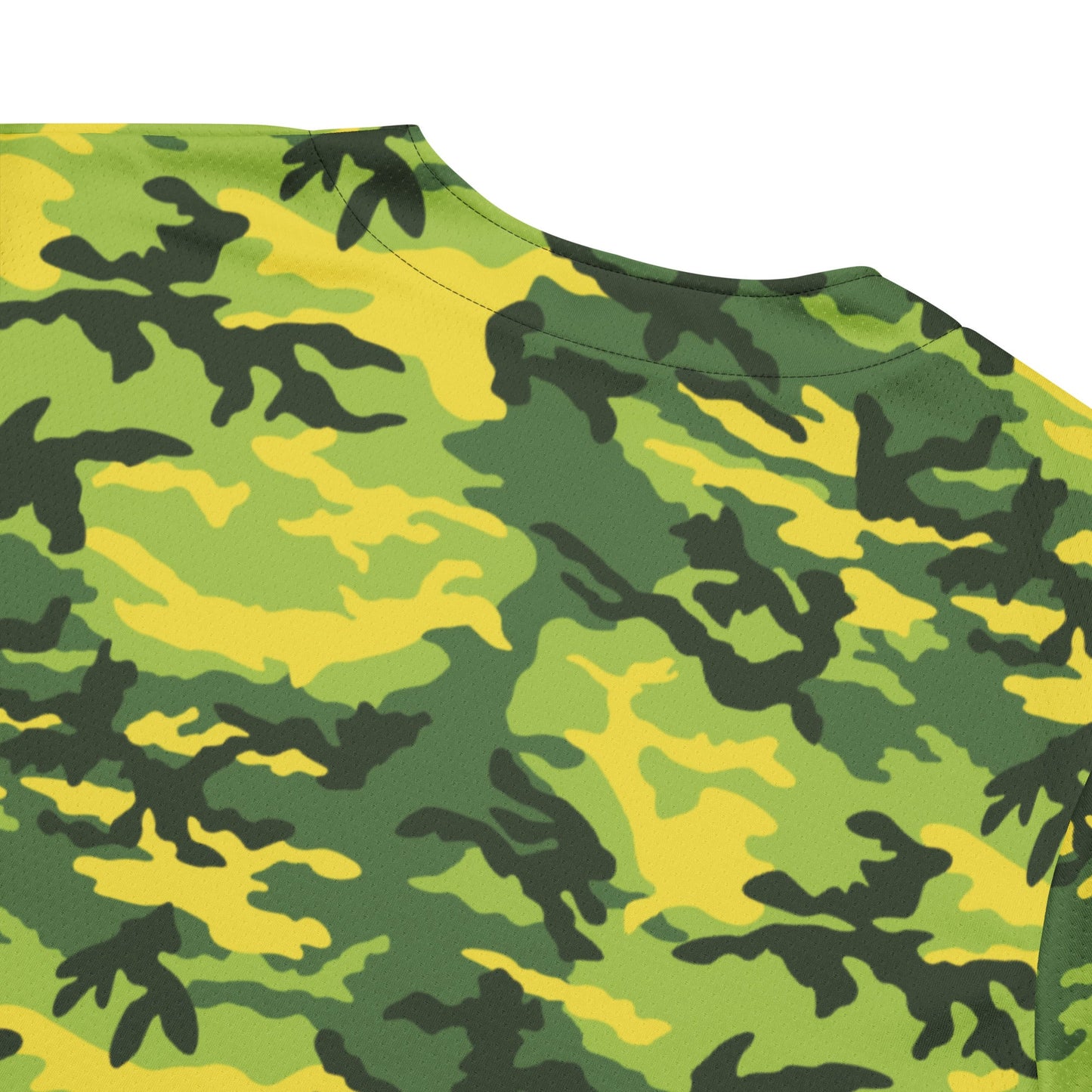 American M81 Yellow Jacket Safety CAMO baseball jersey - Baseball Jerseys