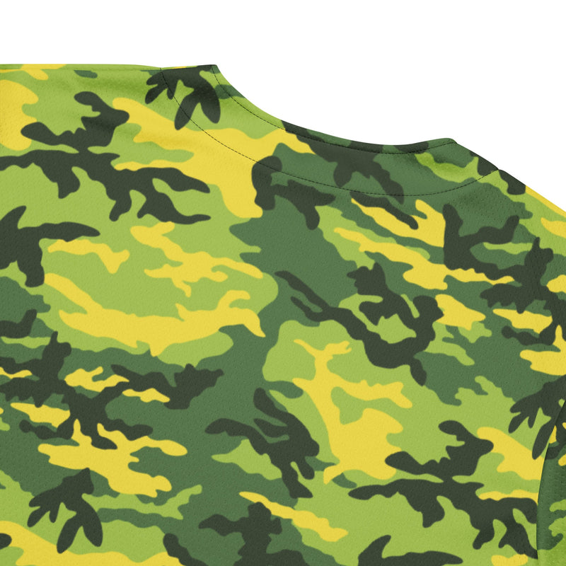 Classic M81 Yellow Jacket Safety CAMO Unisex Baseball Jersey