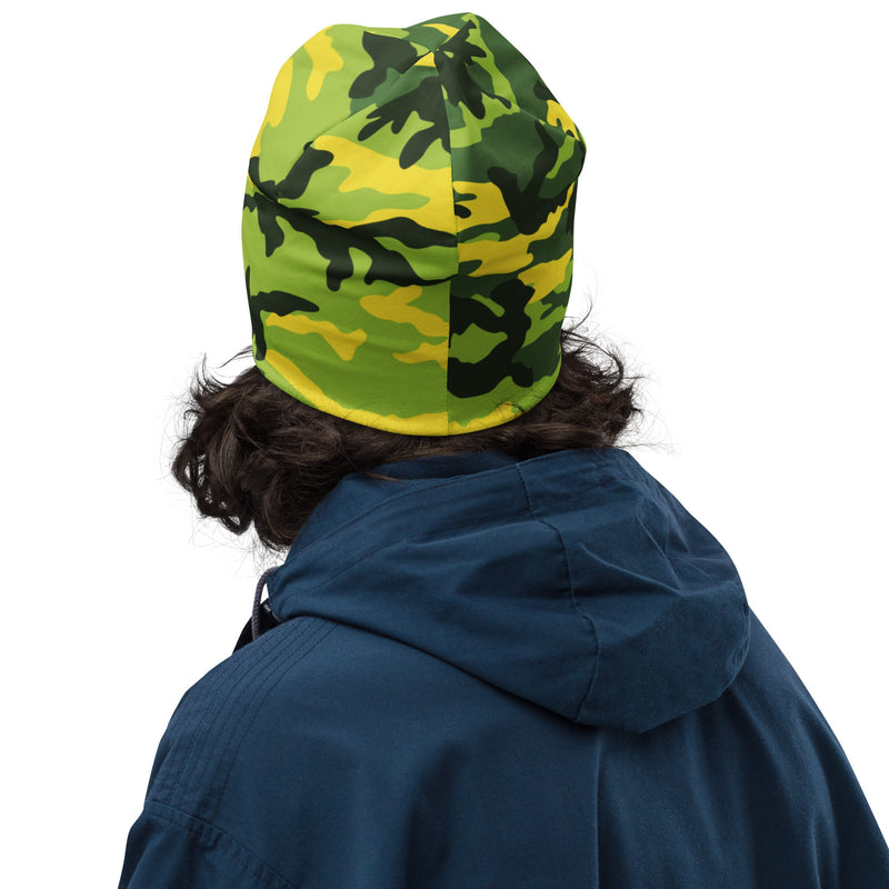 Classic M81 Yellow Jacket Safety CAMO Beanie - Head