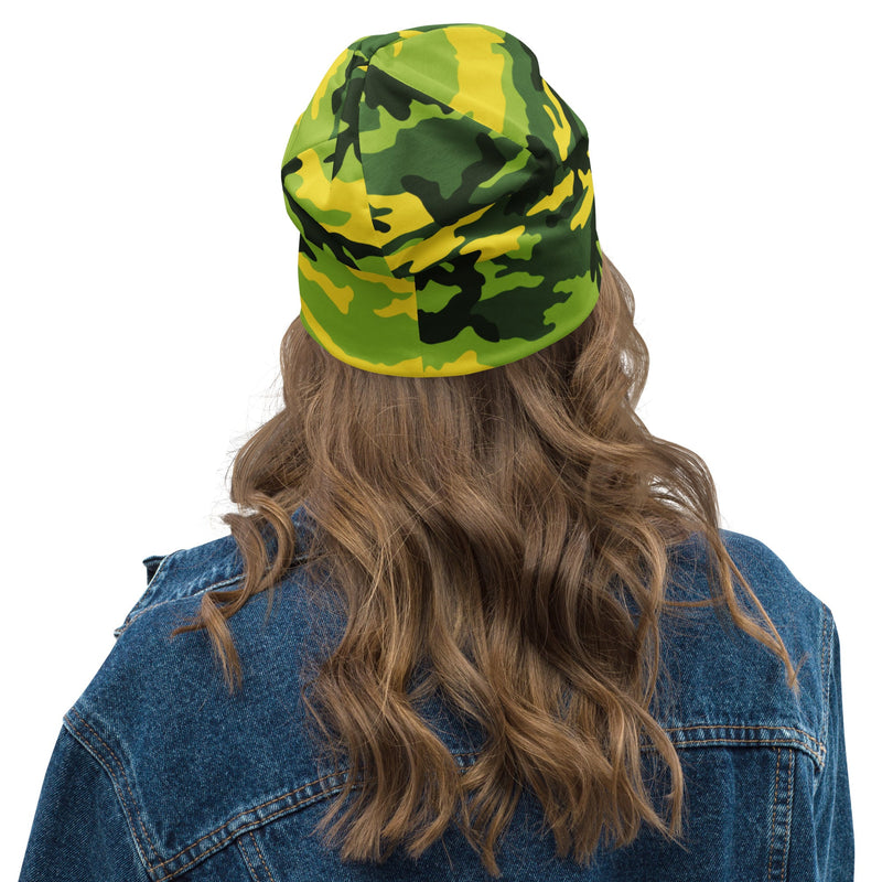 Classic M81 Yellow Jacket Safety CAMO Beanie - Head