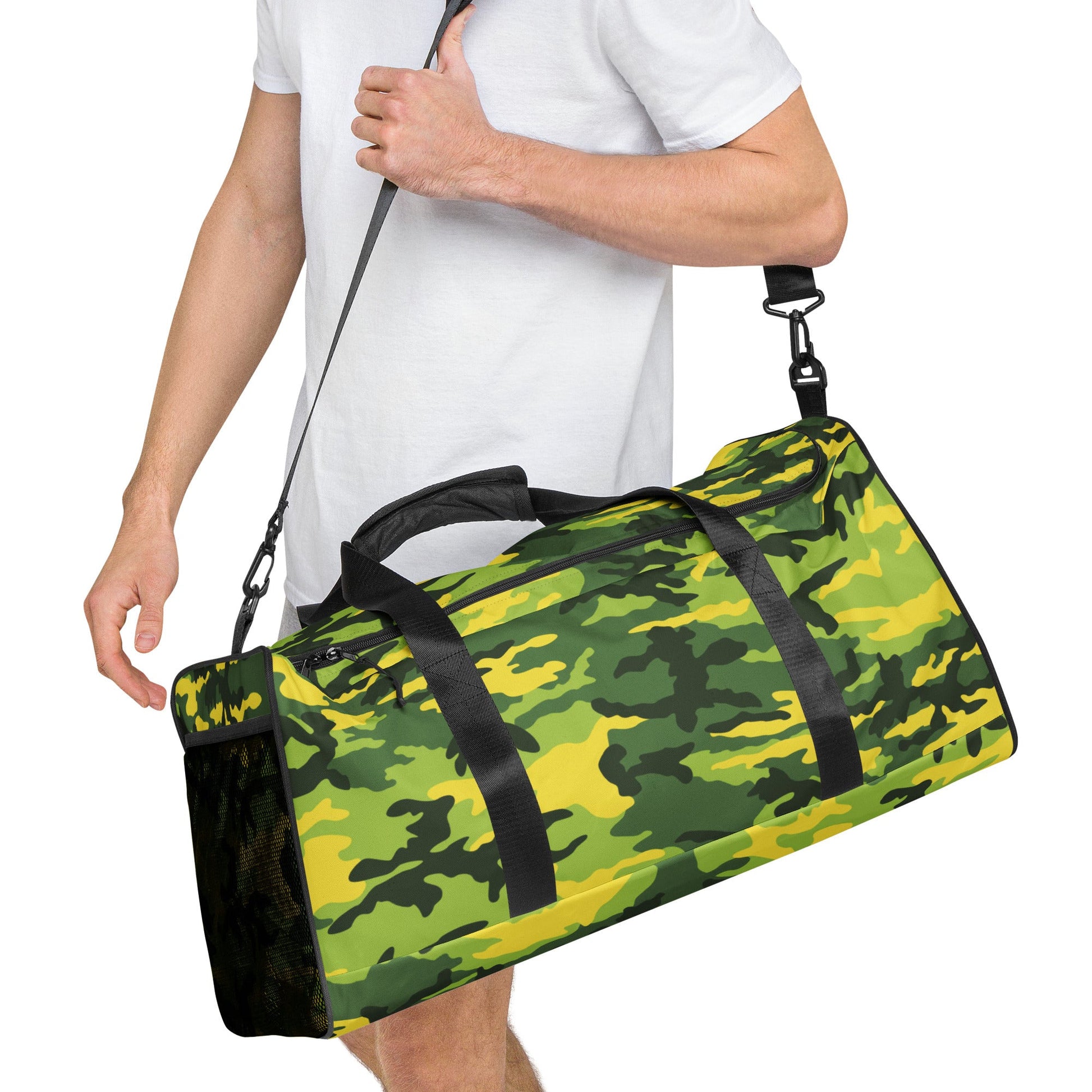 American M81 Yellow Jacket Safety CAMO Duffle Bag