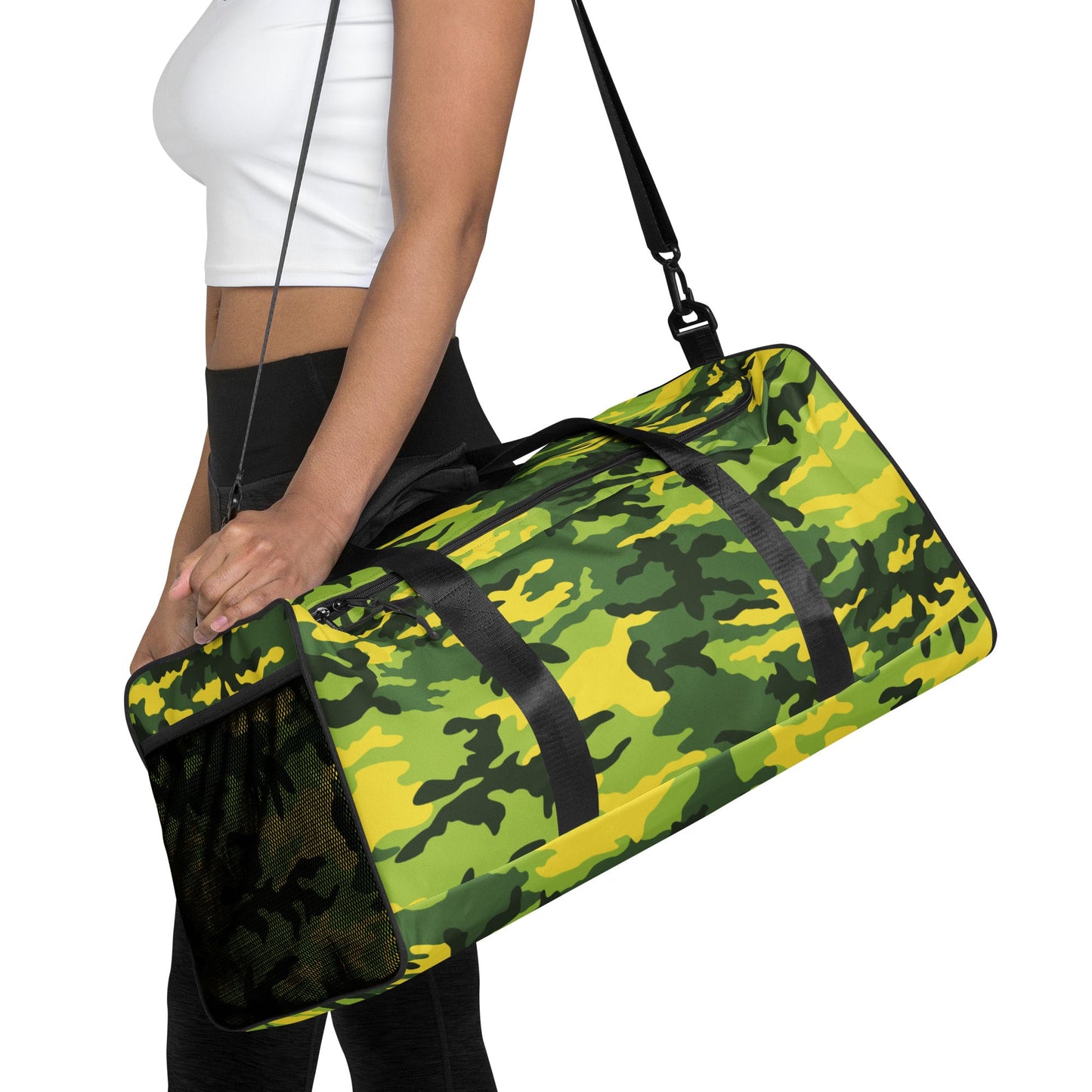 American M81 Yellow Jacket Safety CAMO Duffle Bag