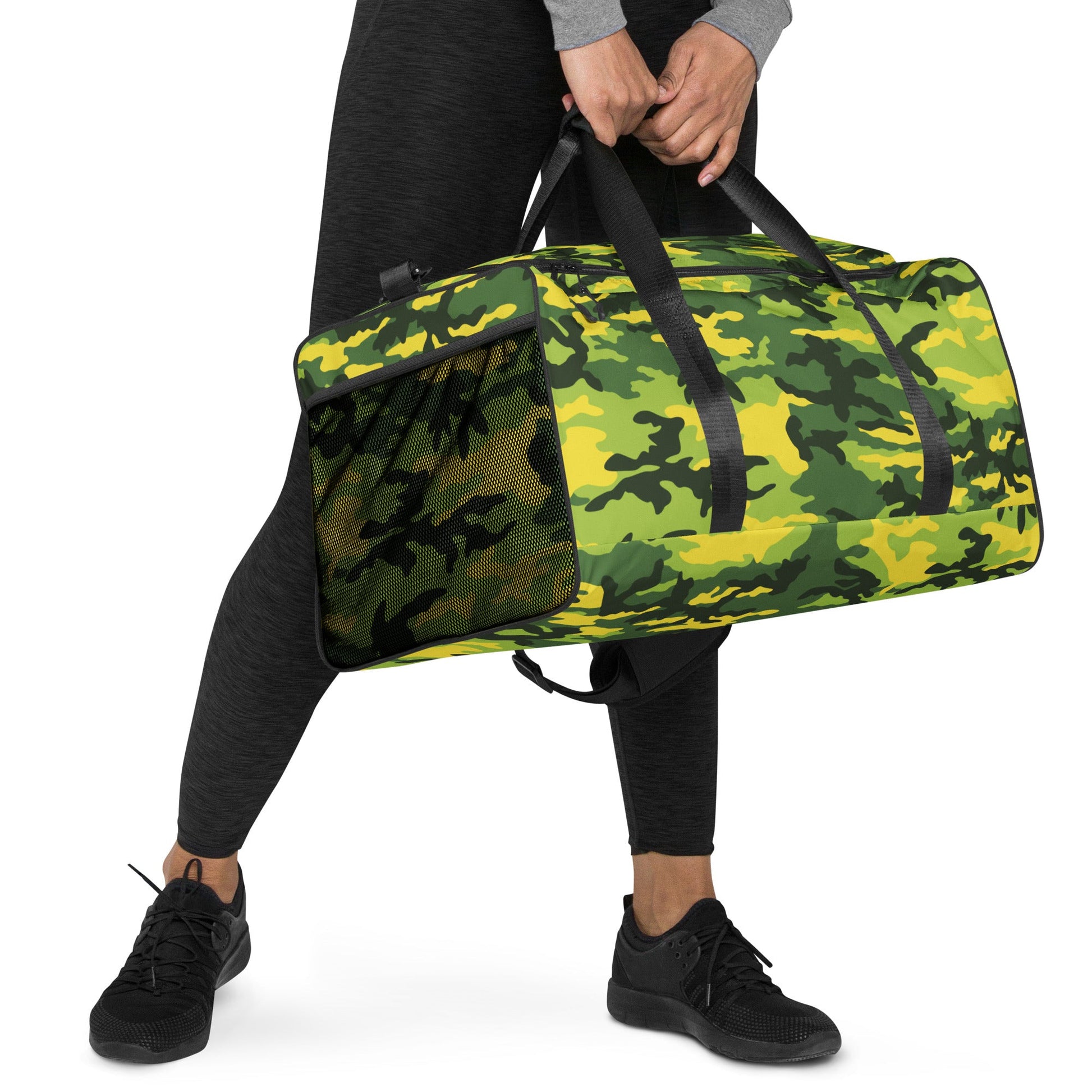 American M81 Yellow Jacket Safety CAMO Duffle Bag