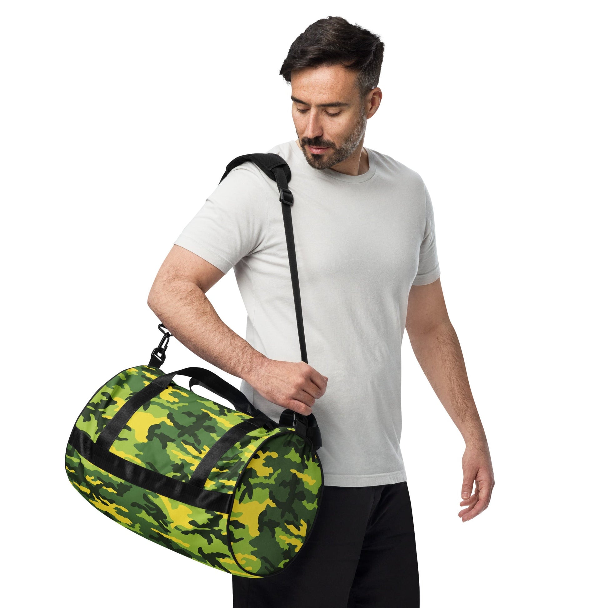 American M81 Yellow Jacket Safety CAMO Gym Bag