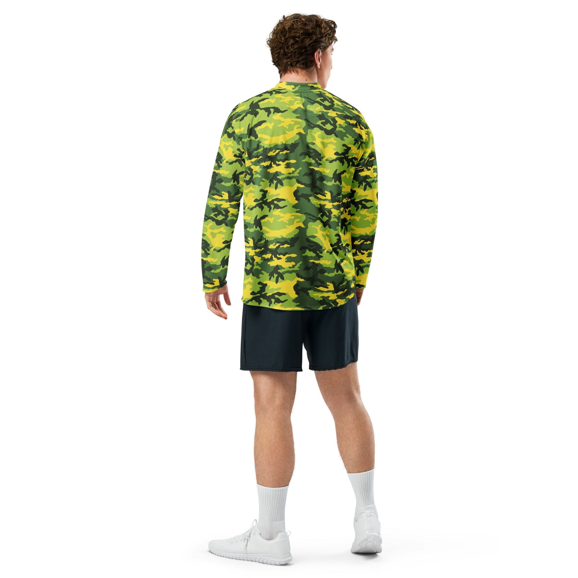 American M81 Yellow Jacket Safety CAMO Unisex Hockey Fan Jersey