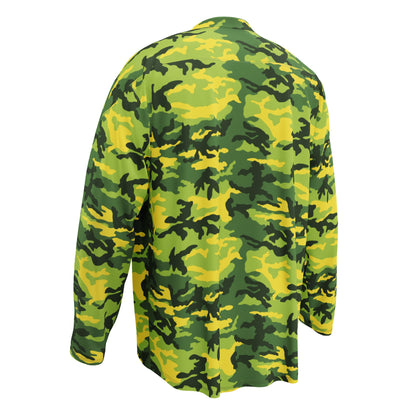 American M81 Yellow Jacket Safety CAMO Unisex Hockey Fan Jersey