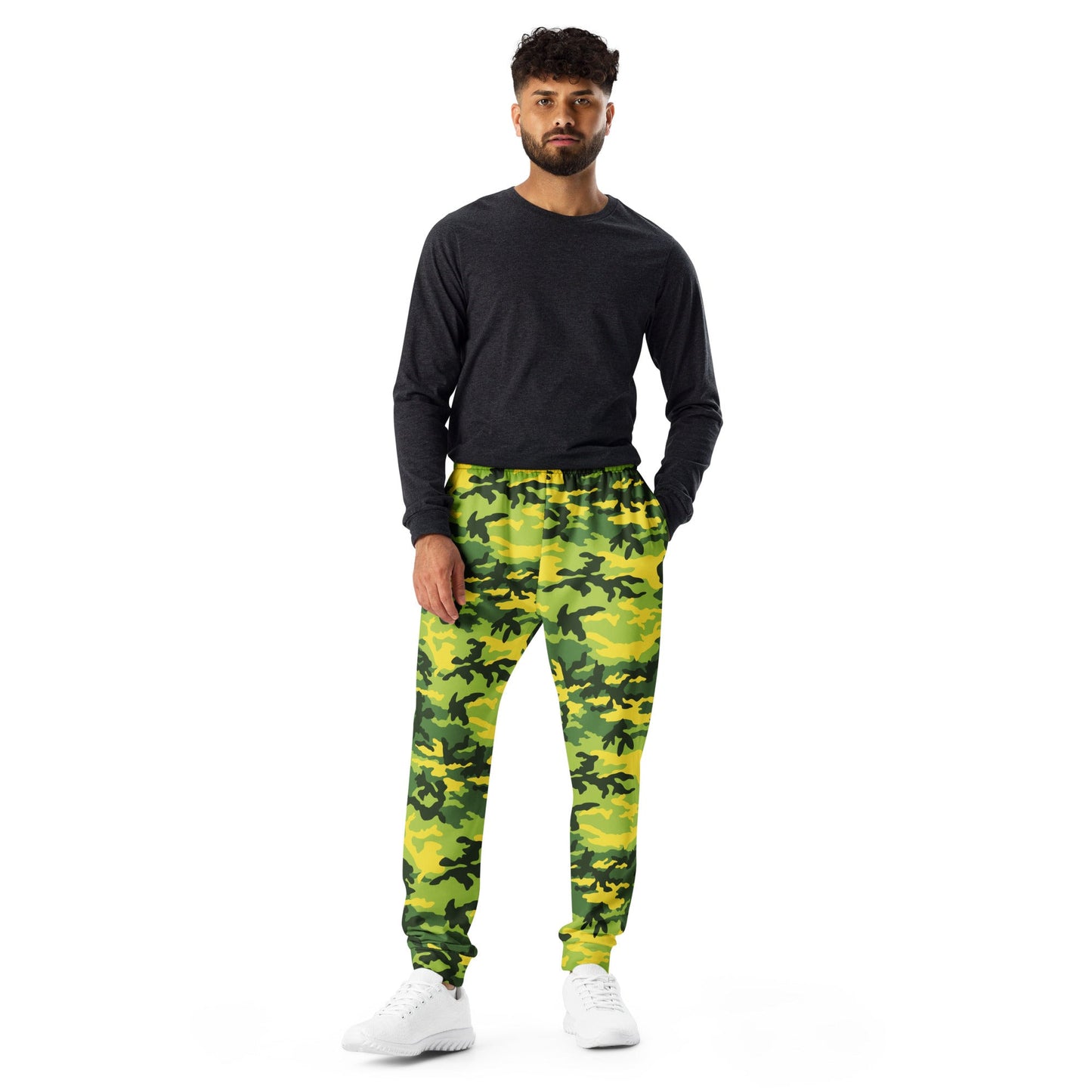 American M81 Yellow Jacket Safety CAMO Mens Joggers