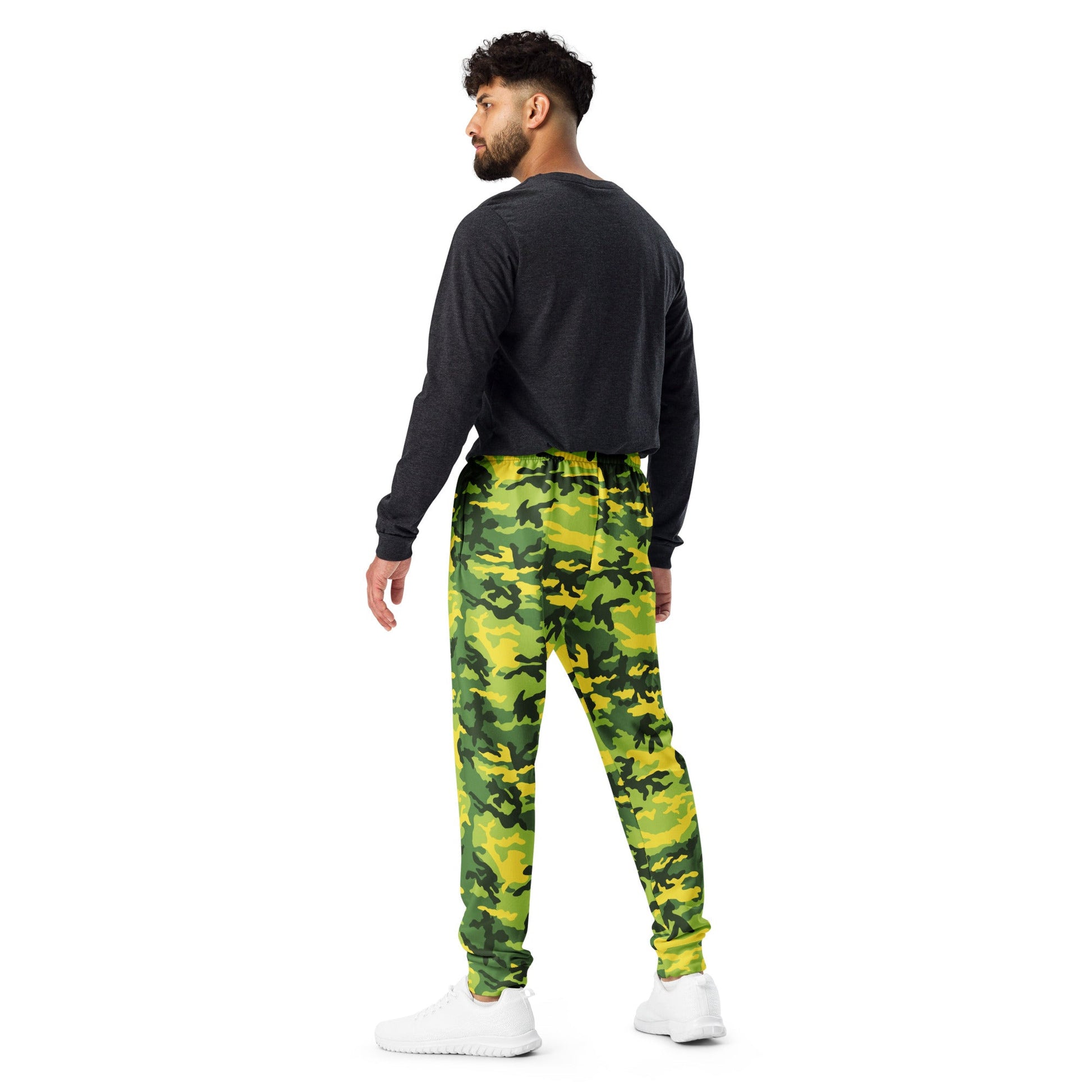 American M81 Yellow Jacket Safety CAMO Mens Joggers