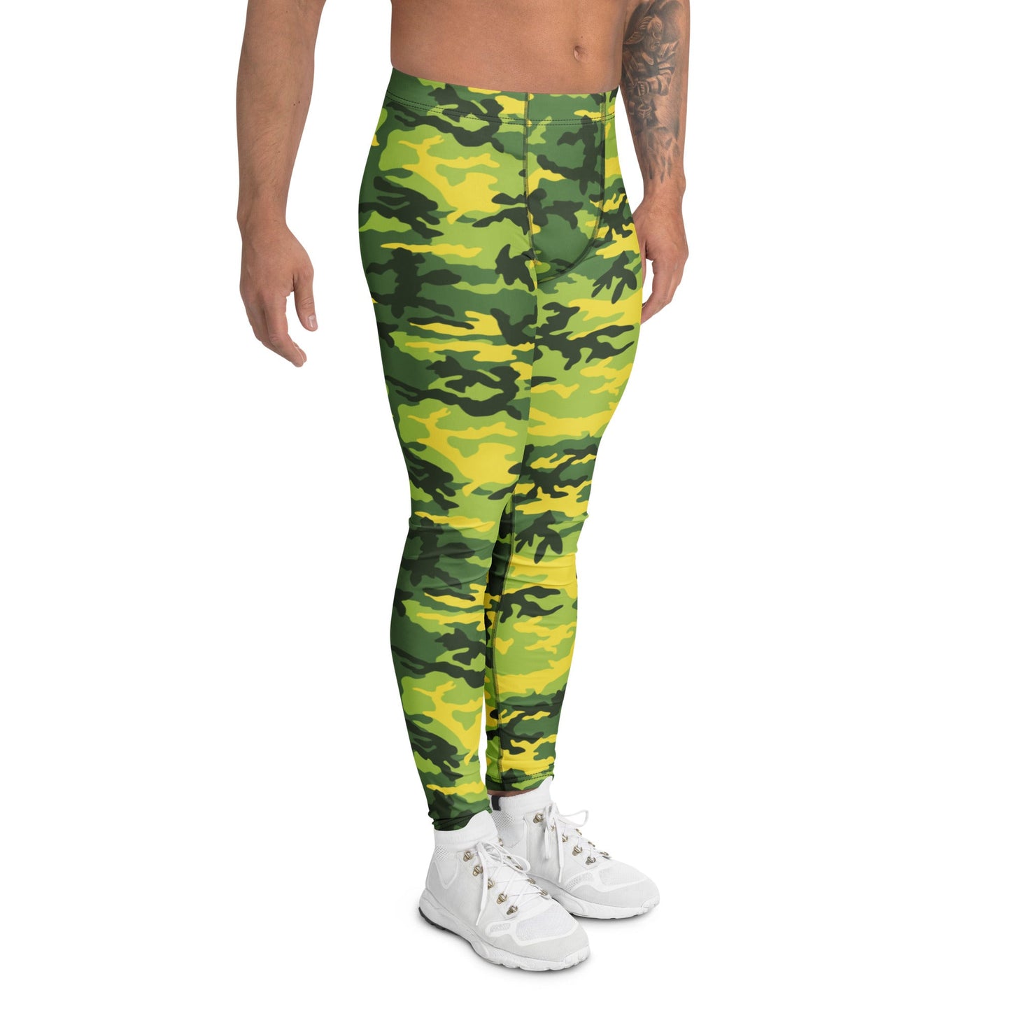 American M81 Yellow Jacket Safety CAMO Mens Leggings